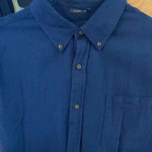Navy Blue Button Down
